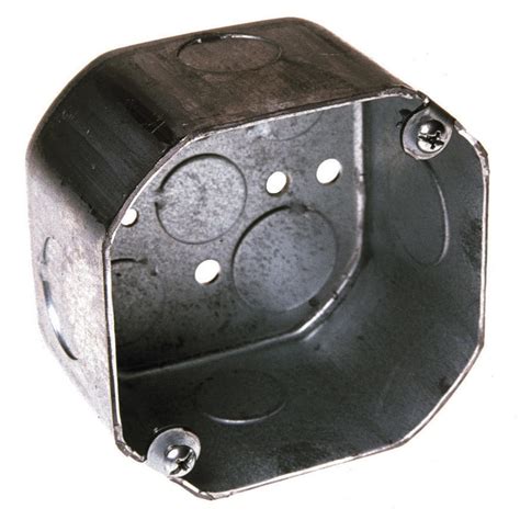 1 inch deep octagon electrical box|shallow octagon box.